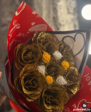 Buchet cu trandafiri  - imagine 4