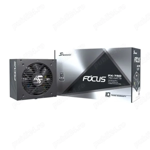 Seasonic Focus PX 850W + Cablu Seasonic 2x 8-Pin PCIe - 12VHPWR
