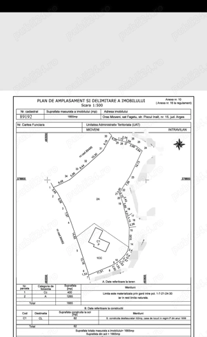 Teren, 1665 mp, casa veche,  Mioveni