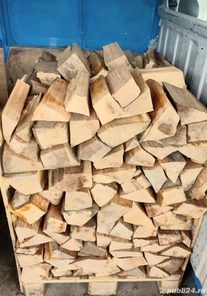 Vînd Lemne de foc USCATE Stejar Fag Paletat  - imagine 3