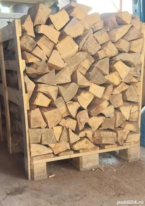 Vînd Lemne de foc USCATE Stejar Fag Paletat  - imagine 2