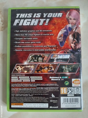 [Xbox360] Vând joc TEKKEN 6 original pentru Xbox 360 [poze reale]  - imagine 3