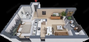 Apartament 2 camere lux, Nord One Torontal - imagine 5