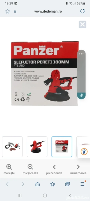 Vand slefuitor pereti 