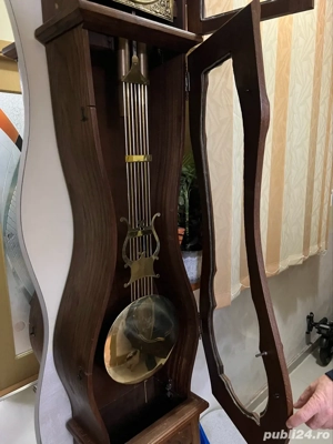 Ceas de podea vintage   mecanic, cu pendul   stare foarte buna - imagine 3