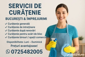 Servicii profesionale de curățenie după construcție