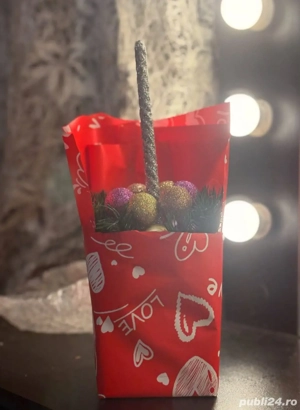 Ornament festiv cu lumânare 