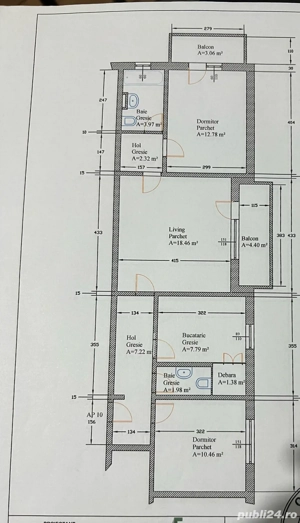 Proprietar vand ap 3 camere Timisoara (Lipovei) - imagine 4