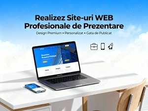 Realizez Site-uri WEB Profesionale de Prezentare - Design Premium - de la 300 RON