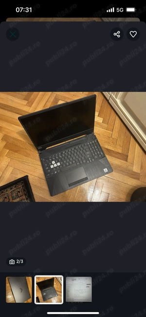  Vand laptop ASUS Tuf Gaming FX506L - imagine 2