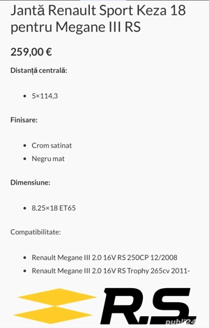 Jante KEZA Renault R18 - imagine 9