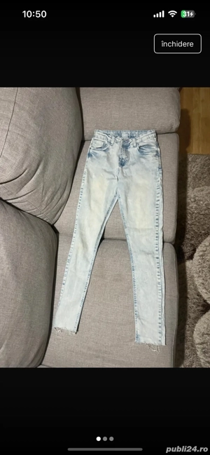 Blugi skinny baby blue