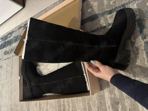 Cizme negre imblanite 38