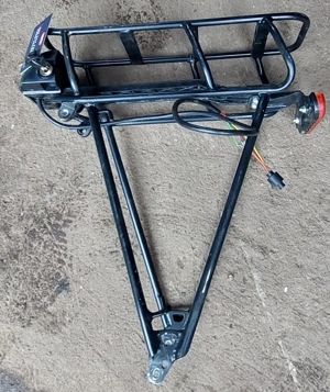 Portbagaj bicicleta electrica baterie bosch - imagine 5