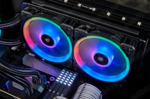 Ventilator Corsair LL120 RGB 120mm Dual Light Loop LED PWM 3 Fan Pack - imagine 3