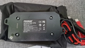 Încărcător + tester acumulatori auto Foxsur - imagine 2