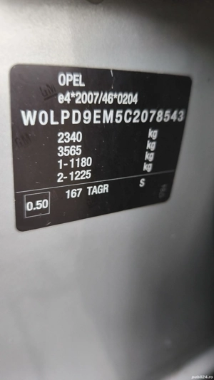 Opel Zafira 7 locuri 2.0 l*136 cp*E 5 - imagine 6