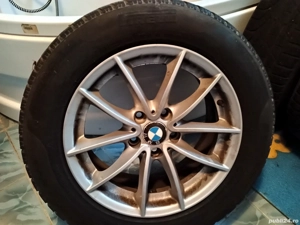 Jante aliaj R-17 originale BMW+anvelope iarnă  - imagine 4