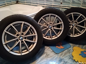 Jante aliaj R-17 originale BMW+anvelope iarnă  - imagine 2