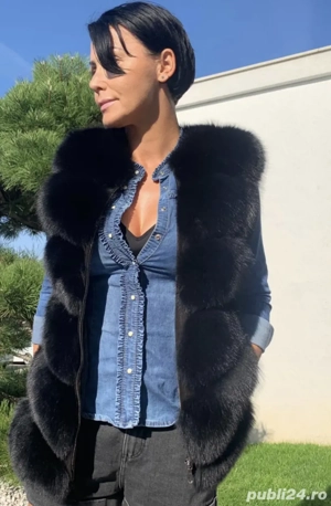 Vesta blana naturala , marimea M
