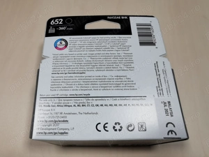 Cartus model HP 652 negru - NOU ORIGINAL SIGILAT black cartuse listare imprimare multifunctional - imagine 2