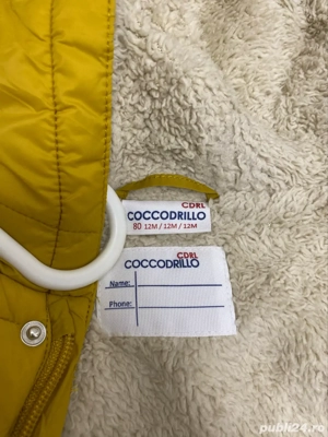 Geaca cu blana si manusi pentru copii (mărimea 80) - imagine 2