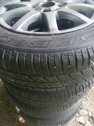 Vand 4 cauciucuri cu jante de aliaj 175/ 65 R 14 - imagine 4