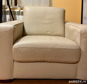 Canapea si fotolii de piele