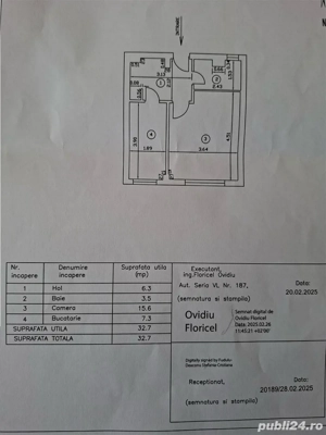 Garsonieră de vânzare   33mp, parter, central   Râmnicu Vâlcea