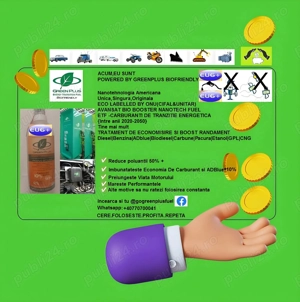 Fuels ultra booster decarbonizator bio catalizator lichid nanotech eco label etf  pentru carburanti - imagine 2