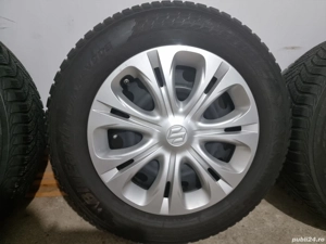 Set 4 roți complete Suzuki – Jante otel + Anvelope iarnă Yokohama + Senzori de presiune