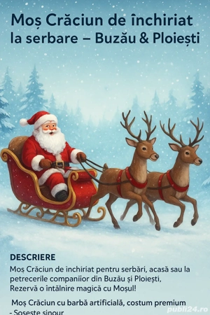 Moș Crăciun vine chiar la tine acasă 