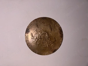 Vând medalie onorifică Societatea Regală Română de Geografie 1875-1925 cu regele CarolI și Ferdinand