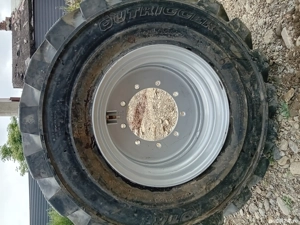 anvelope pline noi cu jante noi fara servisare pentru utilaje agricole si de terasament. - imagine 2