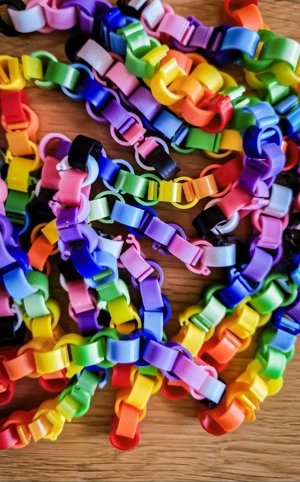 OFERTA Inele Clips-uri Colorate Pasari  Cabluri  Fire - 15 Culori - imagine 4