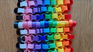 OFERTA Inele Clips-uri Colorate Pasari  Cabluri  Fire - 15 Culori - imagine 5