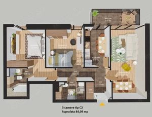 Apartament 3 camere, într-un bloc exclusivist din centrul Capitalei - imagine 12