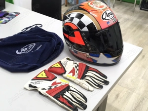 Costum Dainese, cască, mănuși