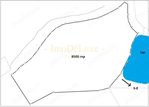 Teren extravilan langa lac, 8500mp, priveliste, acces, utilitati, zona Baciu - imagine 9