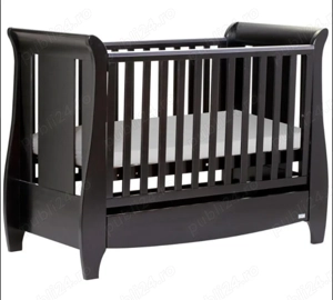 patut evolutiv 3 in 1 din lemn masiv Tutti Bambini Wenge