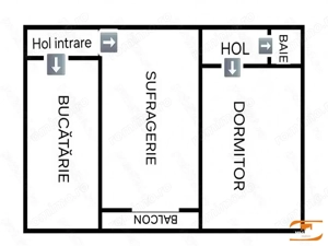 Apartament 2 camere zona Dambovita