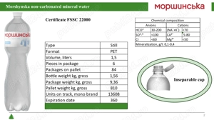 Reduceri de Crăciun și Anul Nou la apa minerală premium "Morshynska" - imagine 2