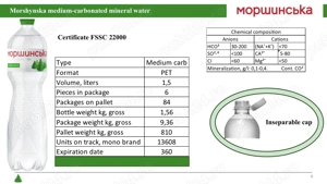 Reduceri de Crăciun și Anul Nou la apa minerală premium "Morshynska" - imagine 3