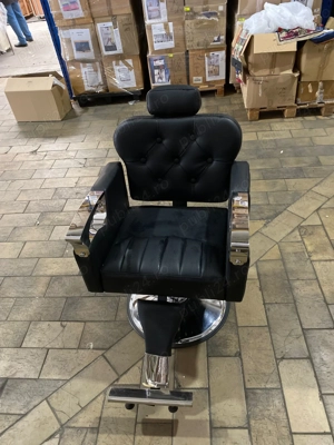 Scaun frizerie tapitat