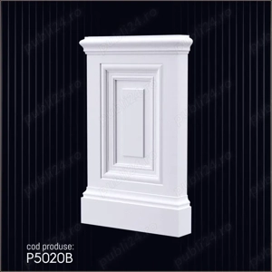 Baza de pilastru patrat din poliuretan dur pentru interior si exterior