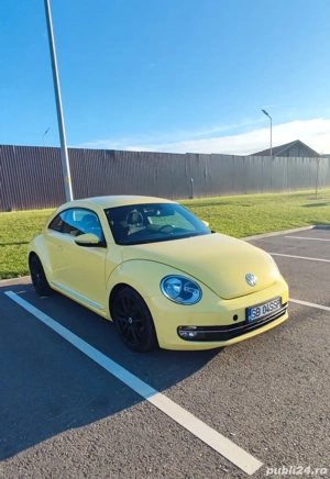 VW BEETLE 1.2 BENZINA 105 CP ,ITP NOU 2 geamuri electrice dublu climat - imagine 4