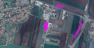 Teren cu acces DN7 și A1, ideal pentru dezvoltări industriale