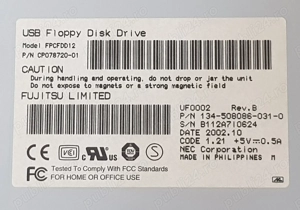 Unitate Floppy Disk Extern cu USB - Nou DEFECT - imagine 3