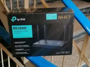Vand router wireless TP-Link Archer BE220,BE3600,Dual-Band,Wi-Fi 7,EasyMesh,nou(sigilat)!