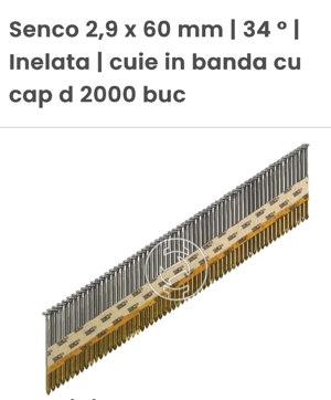 Senco 2,9 x 60 mm | 34   | Inelata | cuie in banda